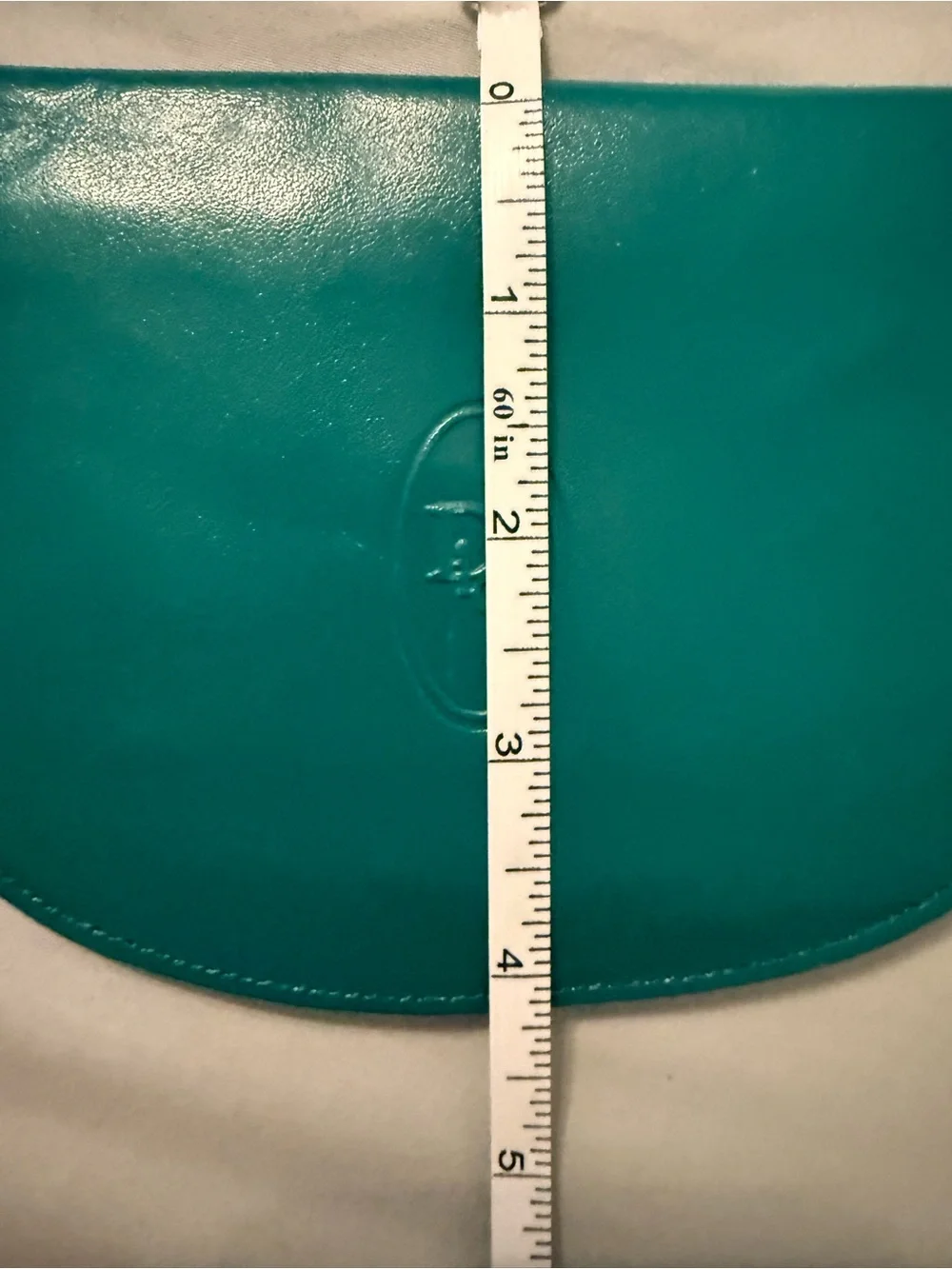 Dior Teal Leather Pouch Wallet